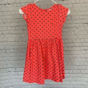 Girls bright patterned dress